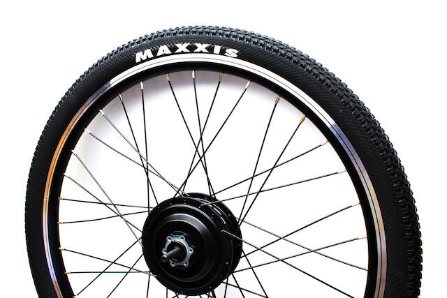 Front hub motor wheel size selection image